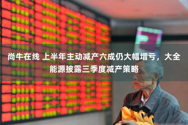 尚牛在线 上半年主动减产六成仍大幅增亏，大全能源披露三季度减产策略