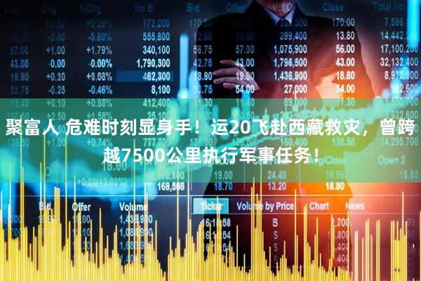 聚富人 危难时刻显身手！运20飞赴西藏救灾，曾跨越7500公里执行军事任务！